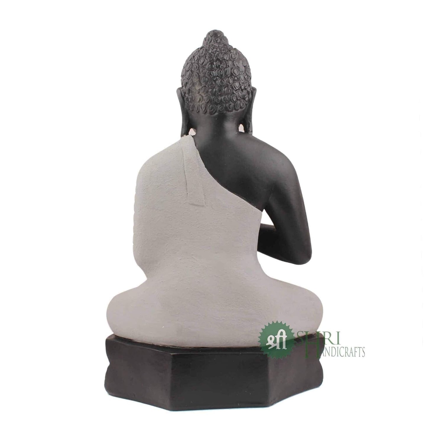 Polyresin Meditating Monk Buddha Idol Statue for Home Decoration Sculpture
