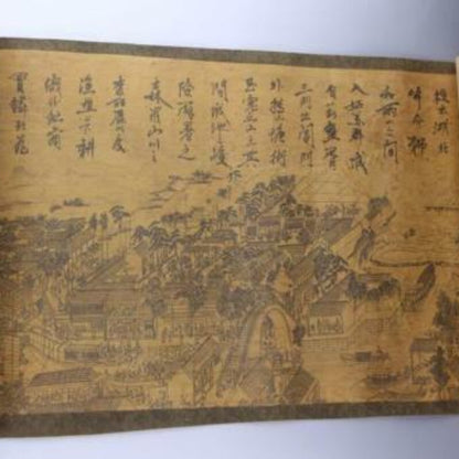 CHINESE COLLECTION OLD PAPER PAINTING LANDSCAPE SCROLL PAINTING