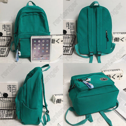 School Bag Fashion College Student Backpack Trendy Traveling Laptop 30*13*44 CM