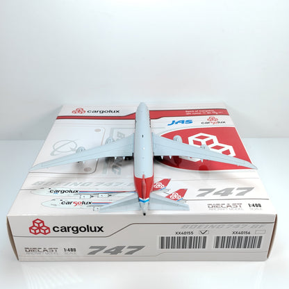 1:400 JC Wings CARGOLUX BOEING B747-8 Passenger Airplane Diecast Model