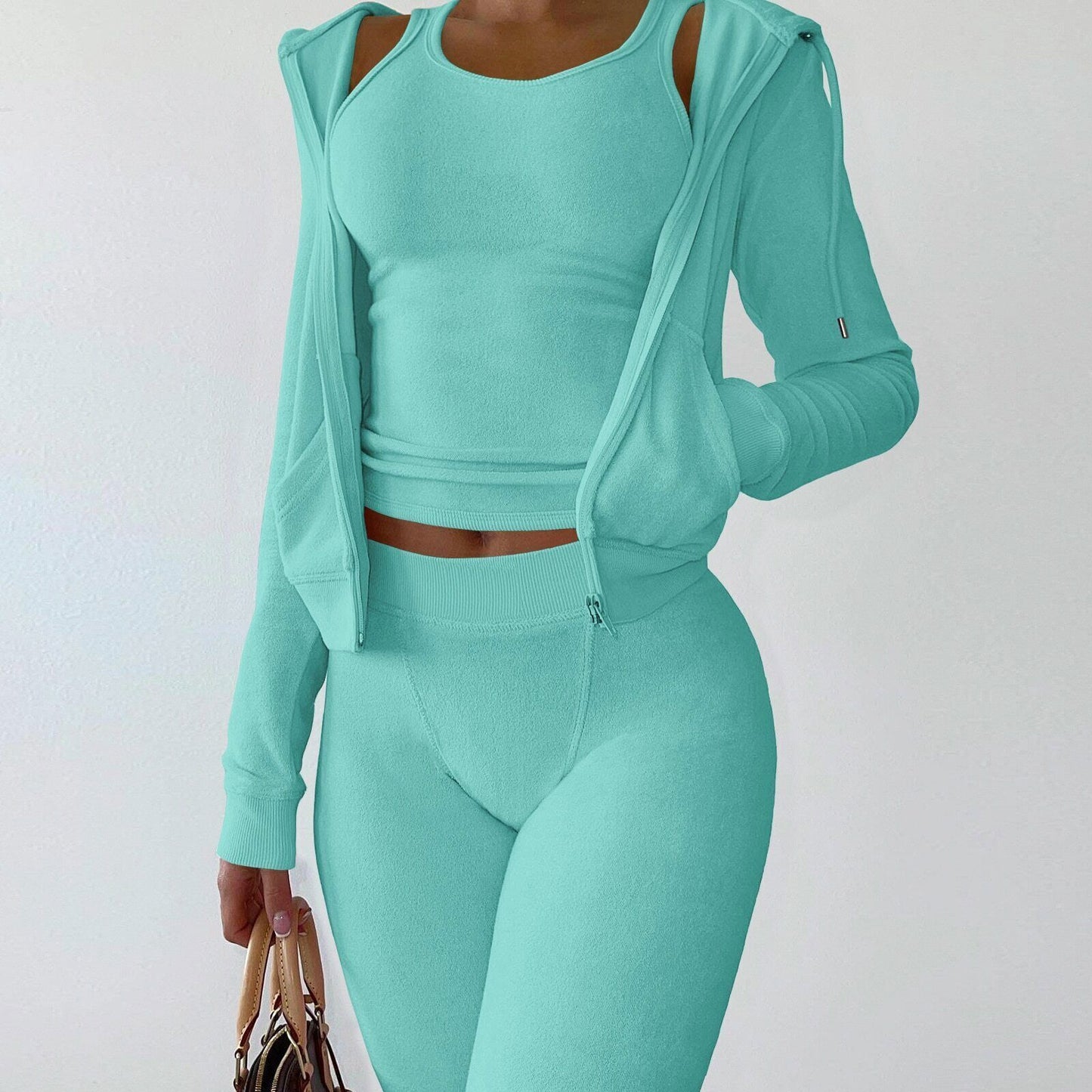 Jacket Tracksuit Two Piece Set 2 Pieces Sets Women Outfit Sweatsuit Jackets