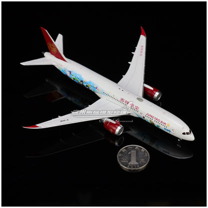 1:400 JC Wings Juneyao Airlines Plane B787-9 Airplane Diecast Aircraft Model