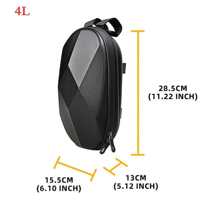2.6/3/4/5L Universal Electric Scooter Storage Bag EVA Skateboard Handlebar Bag