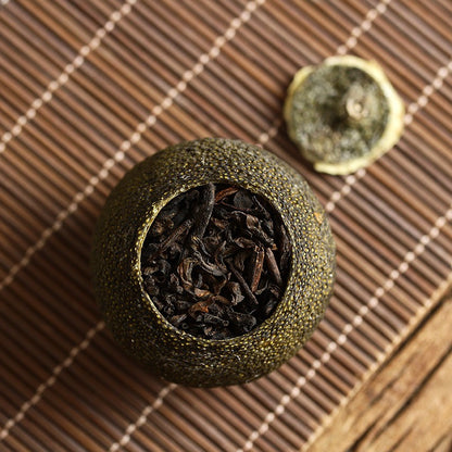 250g Small Green Mandarin Orange Pu'er Tea Ganpu Tea Chenpi Pu'er Ripe Tea