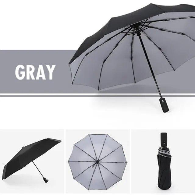 Strong Luxury Business Windproof Double Layer Resistant Umbrella Fully Automatic