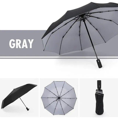 Strong Luxury Business Windproof Double Layer Resistant Umbrella Fully Automatic