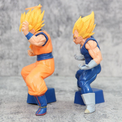 Dragon Ball Z Super Saiyan Son Goku Vegeta PVC Action Figure Model Statue Toy
