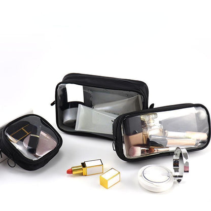 Waterproof Travel Cosmetic Bag Toiletry Transparent Makeup Storage Bag Organizer