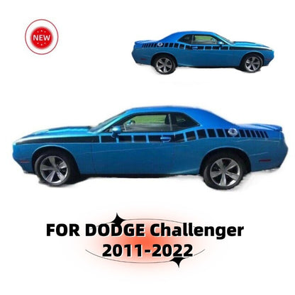 FOR DODGE Challenger 2011-2022 Side Stripes Car Sticker Graphics Vinyl Decal Kit
