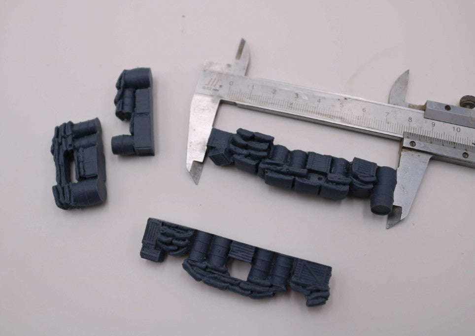 1/72 Resin Scene Model Barricade Roadblock Cover Scene Ornament
