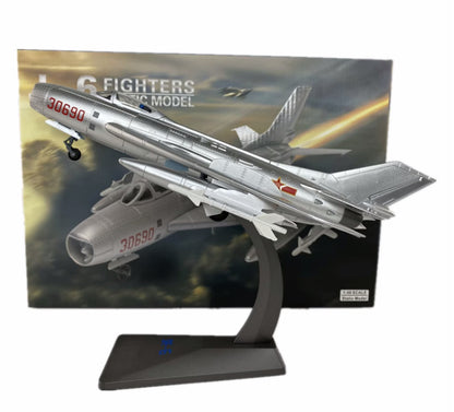 1:48 32CM China J-6 Fighter Plane Diecast Aeroplane Military Aircraft Model