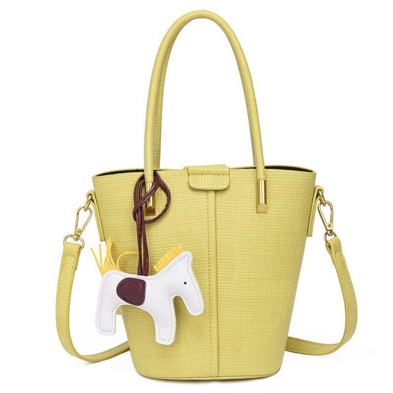 2piece/set Cowhide Women's Handbags Ladies Tote Women Shoulder Crossbody Bag