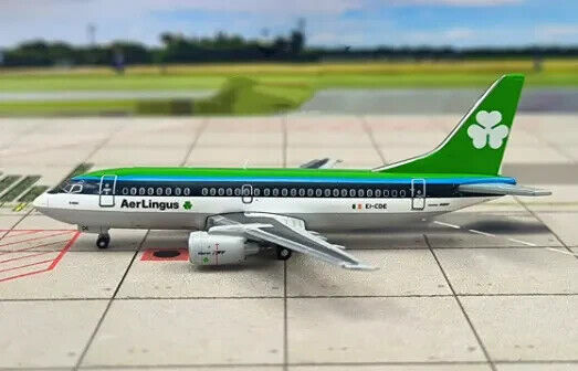 1:400 JC Wings Aer Lingus BOEING 737-500 Passenger Plane Diecast Aircraft Model
