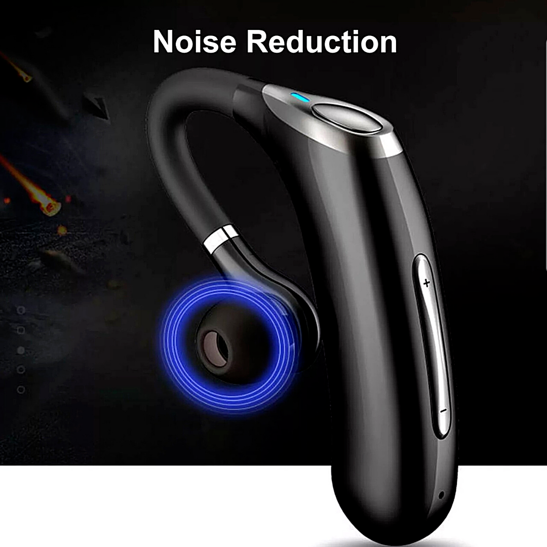 Wireless Bluetooth 5.0 Earpiece Headset Driving Trucker Earbuds Noise Cancelling