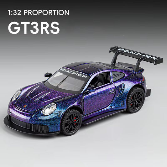 1:32 911 GT3 RS Alloy Sports Car Model Diecast Metal Racing Car Vehicles Model S