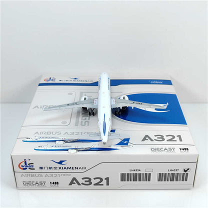 1:400 JC Wings XIAMENAIR AIRBUS A321neo Passenger Airplane Diecast Model