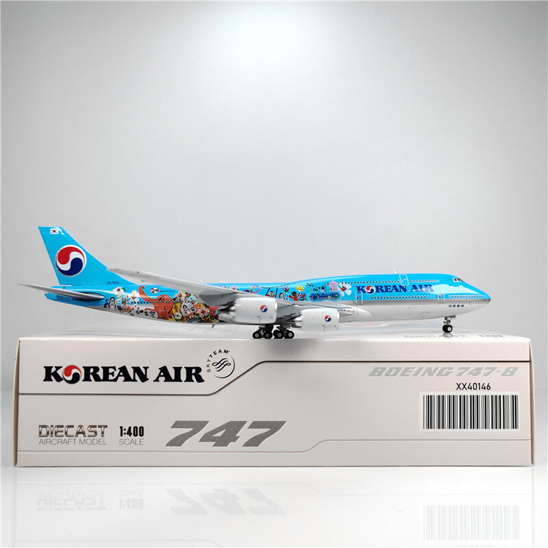 1:400 JC Wings KOREAN AIR BOEING B747-8 Passenger Airplane Diecast Model