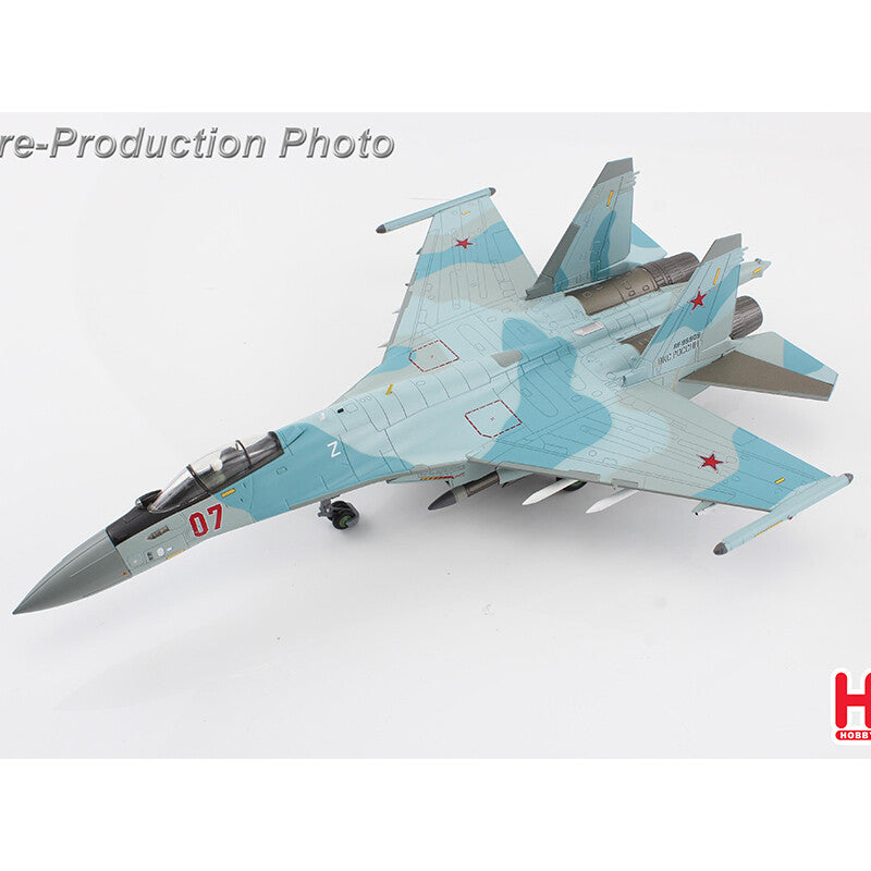 HM 1/72 Russian Air Force Su35S Side Guard E Fighter Model Red 07 Syria