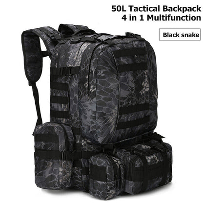 Tactical Backpack Men's Military Backpack Sport Bag Hiking Army Camping Bags