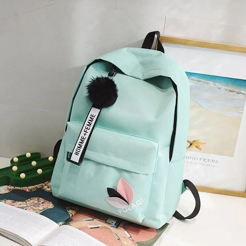 5 Pcs Sets Kids School Backpack Women's Bag Girls Students Bag Rucksack