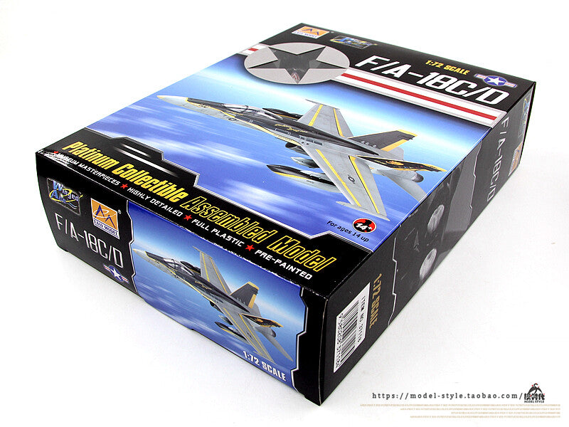 1/72 US Navy F/A-18C Hornet fighter VFA146 F18 aircraft model