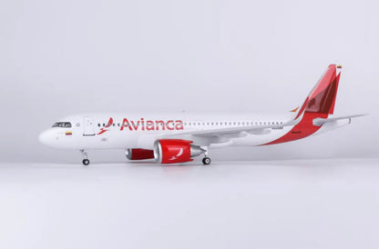 1:80 47CM Avianca AIRBUS A320neo Airplane Landing Gear Resin Aircraft Model