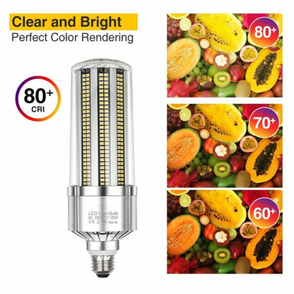 Super Bright LED E27 Corn Bulb 25W-200W Lamp 110V 220V Smart IC E39 E4 Big Power