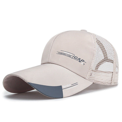 Visor Sun Hat Quick Dry Mesh Classic Baseball Cap Outdoor Golf Breathable Hat