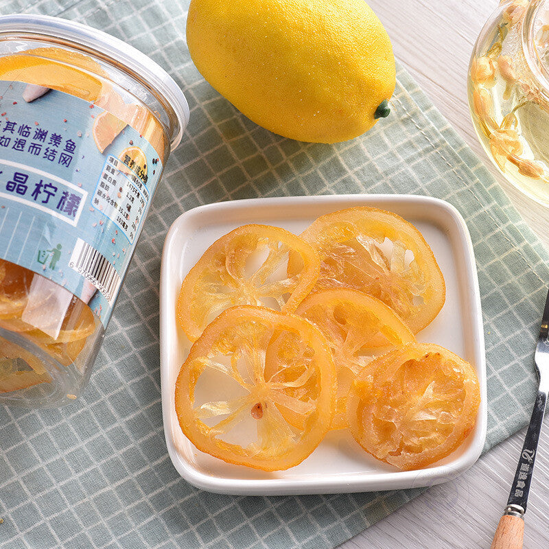 Natural Crystal Lemon Slices Lemon Tea Canned Snacks Food 250g HELLOYOUNG
