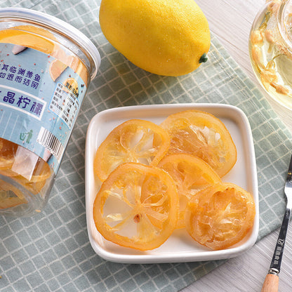Natural Crystal Lemon Slices Lemon Tea Canned Snacks Food 250g HELLOYOUNG