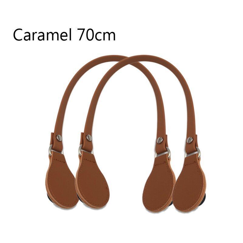 Flat Handles Faux Leather Handle Removable Flowers Canvas Handbags Accessories