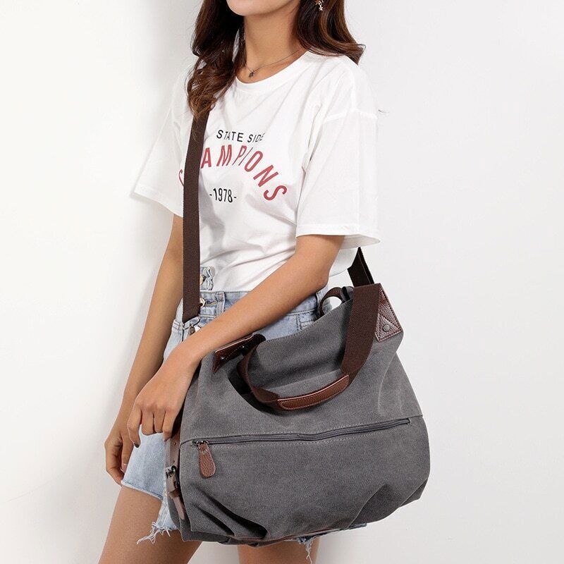 Women's Canvas Bag Spring Summer Canvas Women's Bag Shoulder Bag