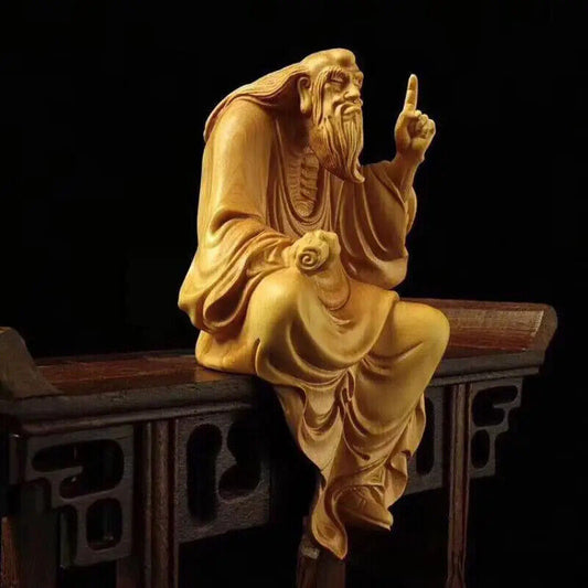 Boxwood Carvings Tea Pets,Zen Carving Crafts, Art Wood Statues,Sculptures Decor