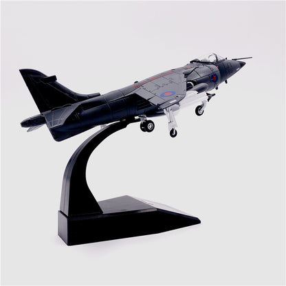 AMER British 1982 BAE Sea Harrier mar FRS MKI Navy Blue 1/72 diecast model plane