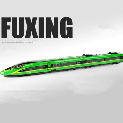Alloy High-Speed Train Model Diecast Metal Toy Rail Electric High-Speed Train Me