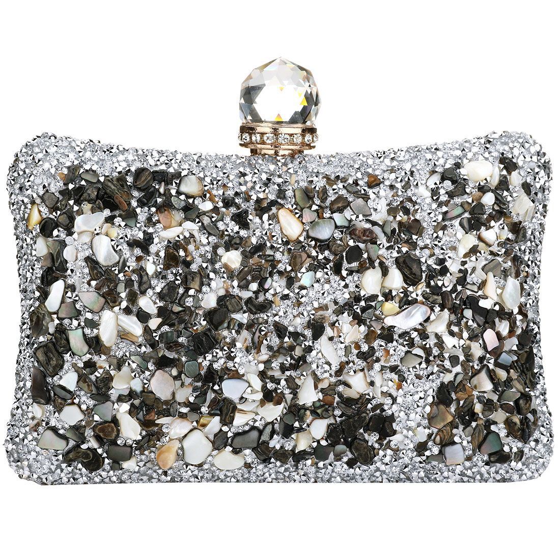 Diamonds Beads Bag 2022 Evening Clutch Purse Women Fashion Chain Shoulder Bags