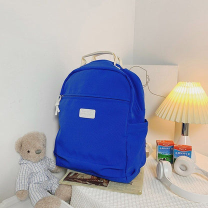 Waterproof Nylon Backpack Multifunction Traveling Bag Soft Schoolbag 39*13*32 CM