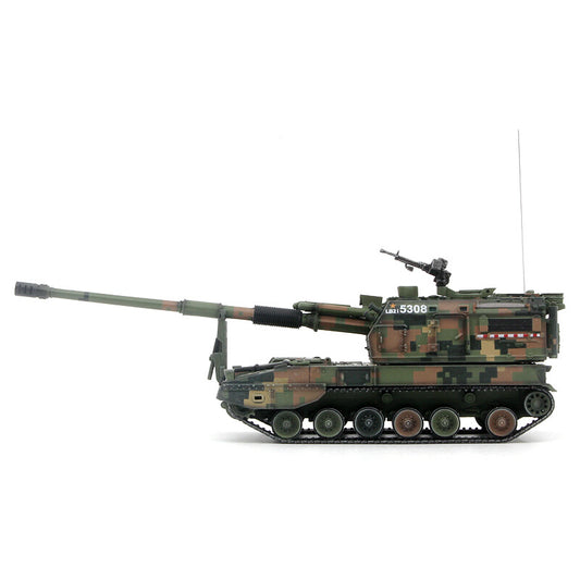 1/72 China 05 self-propelled artillery model jungle digital coating