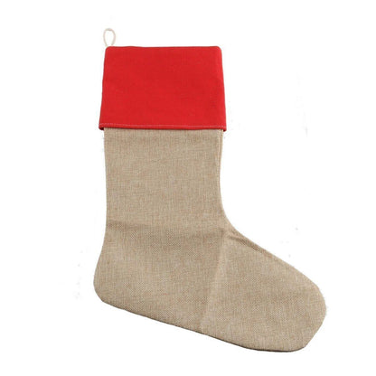 Christmas Stocking Gift Bags Jute Gift Bags Home Party Socks Xmas Christmas Home