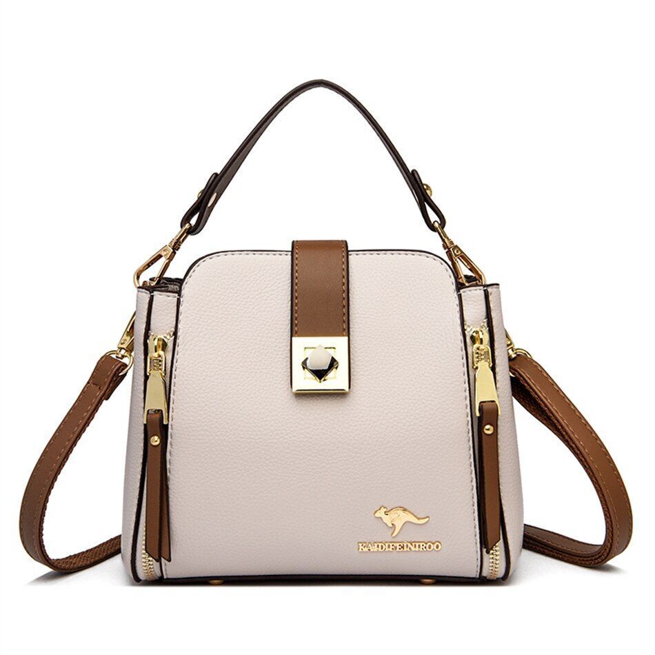 Synthetic Leather Handbag Purse Bag Shoulder Crossbody Messenger Small 20*18*9CM