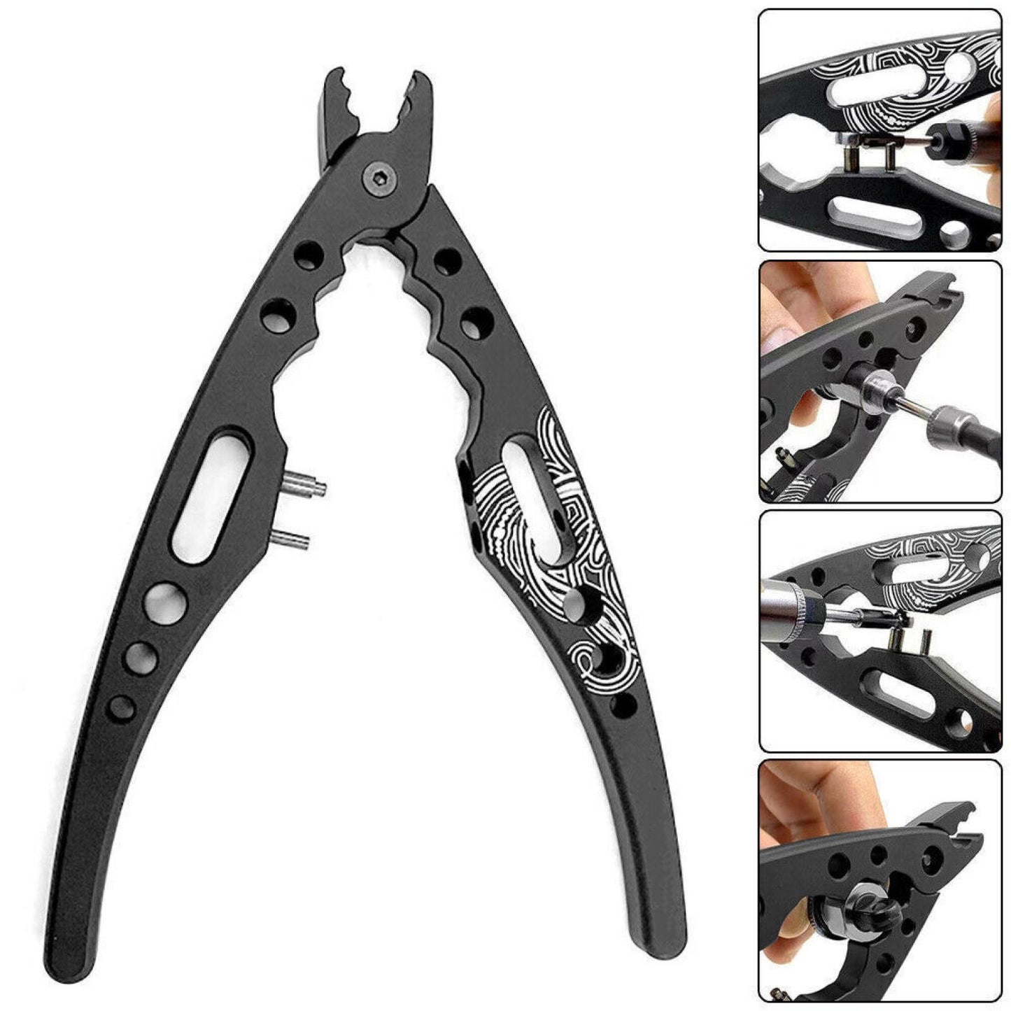 Durable Aluminum Clamp Shock Absorber Pliers Ball Head Clip Tool For RC Car