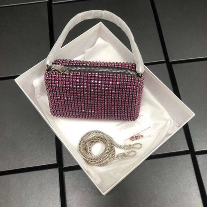Hobo Bag Women Handbag Shoudler Handbag Hobos Rhinestone Handbag Lady Shiny