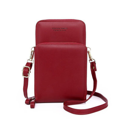 Crossbody Shoulder Bag Small Cellphone Purse Card Holder Wallet Polyester Pouch