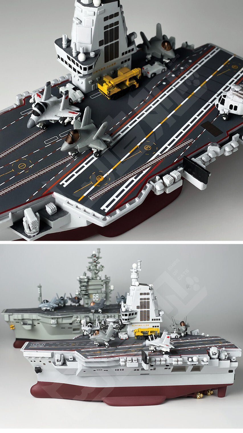 Cute Version Chinese Navy Aircraft Carrier No. 003 Fujian 3D Printed Models