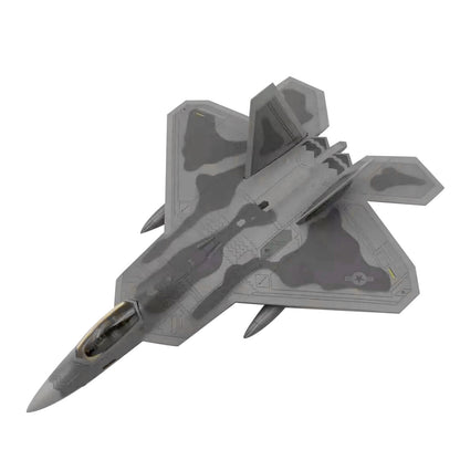 1/72 F-22 Fighter Bomber Aircraft Diecast Army Fighting Jet Airplanes Model