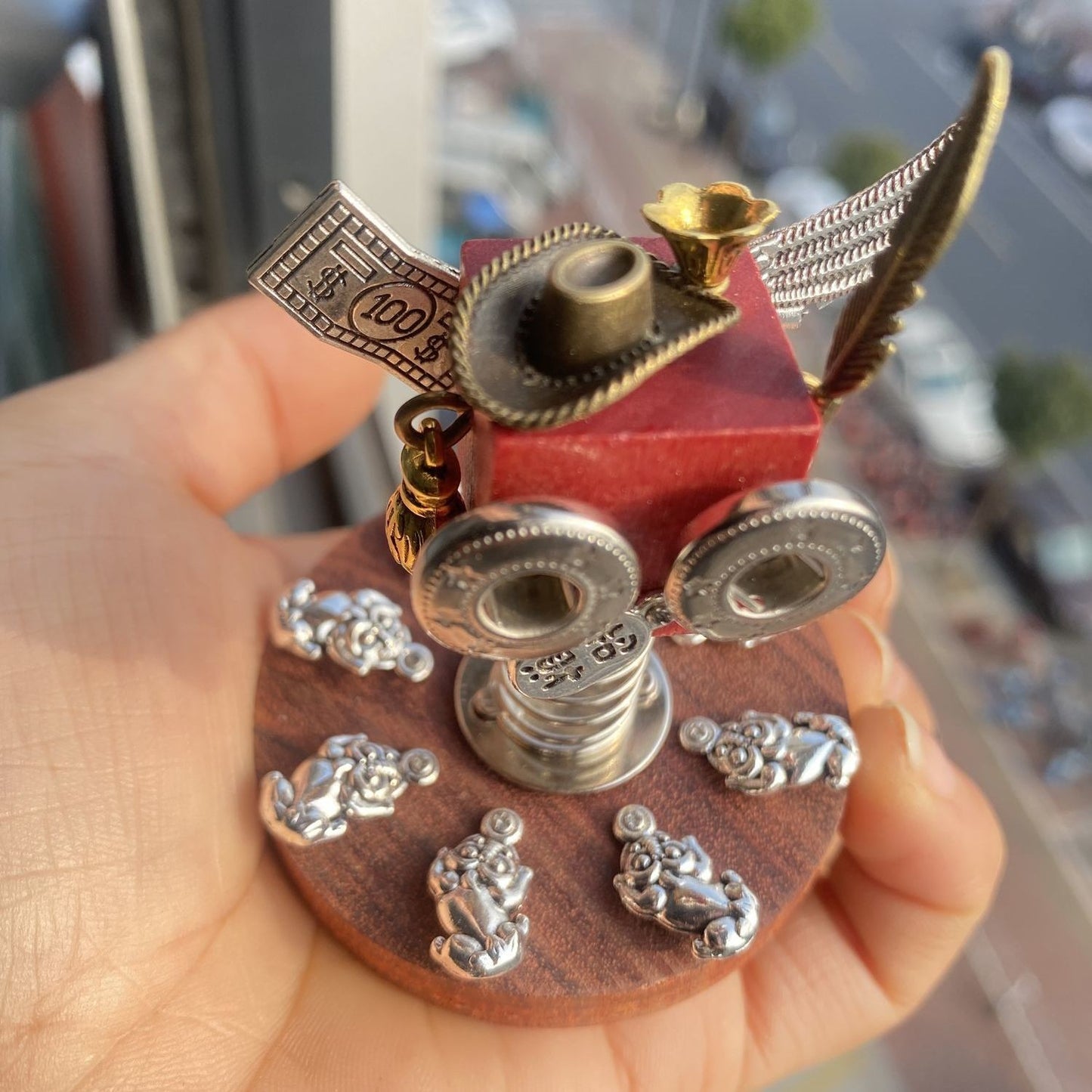 Pixiu Steampunk Robot Ornament Handmade Creative Car Desktop Gift Decor