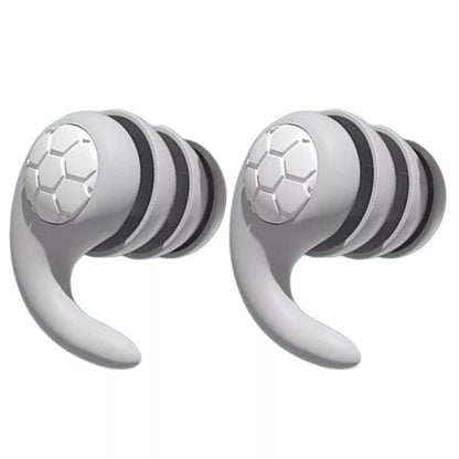 Reusable Silicone Ear Plugs Noise Cancelling Earplugs Protector Study Sleep Swim