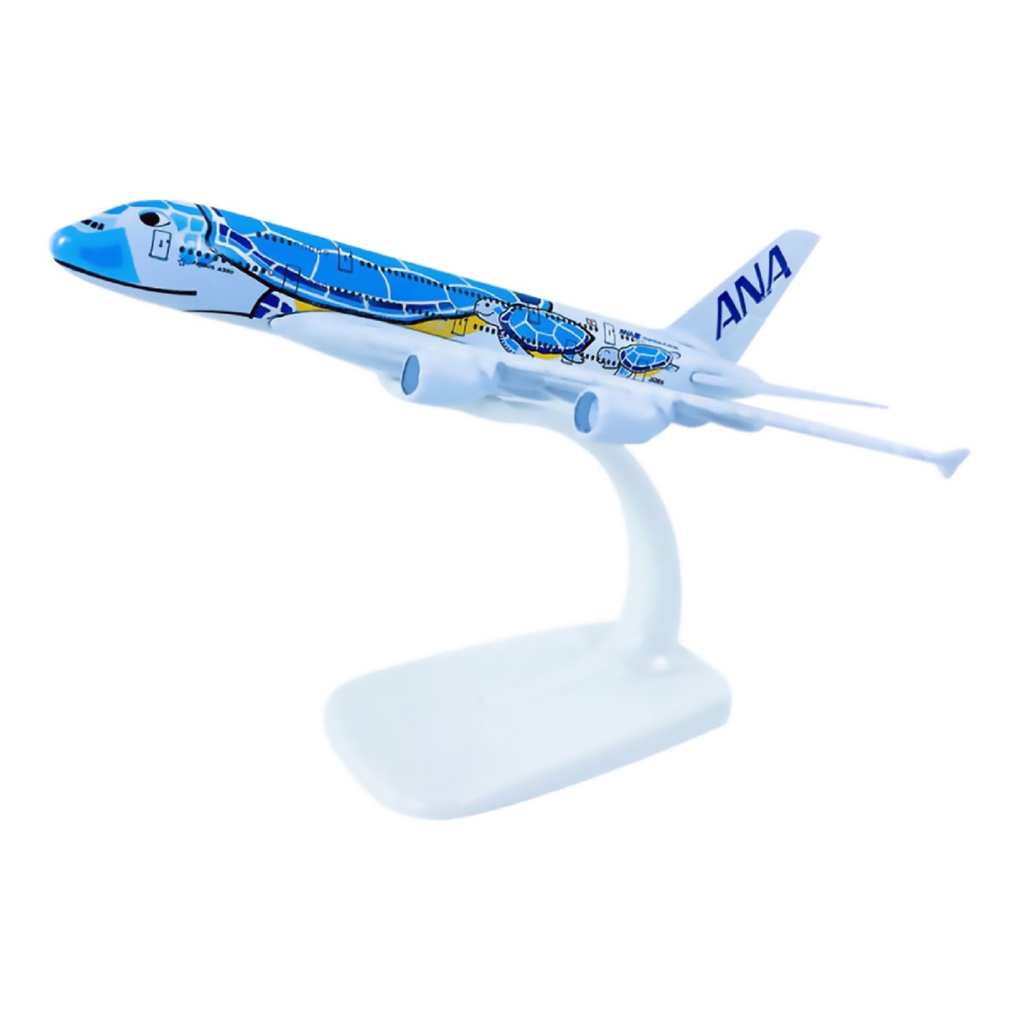 1:500 Scale Blue ANA Sea Turtle Painting A380 Alloy Plane Aircraft Model