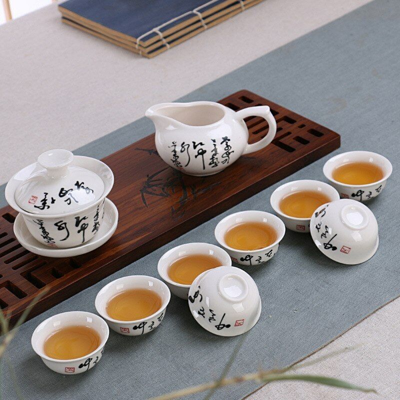 Teapot Teacup Tea Set Elegant Gaiwan Teapot Kettle Porcelana Chinese Kung Fu Set