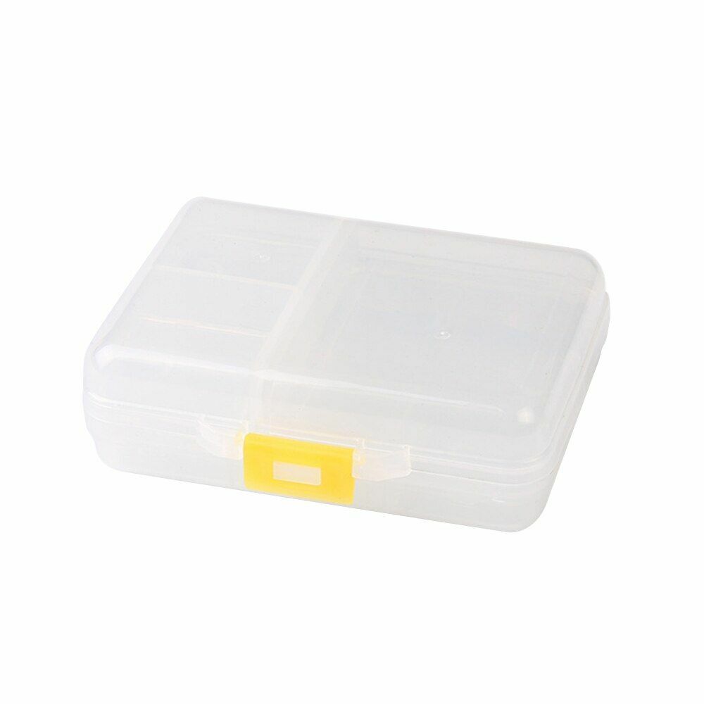 Pill Box 12 Grids Case Travel Medicine Tablet Dispenser Storage Plastic 10x7x3cm